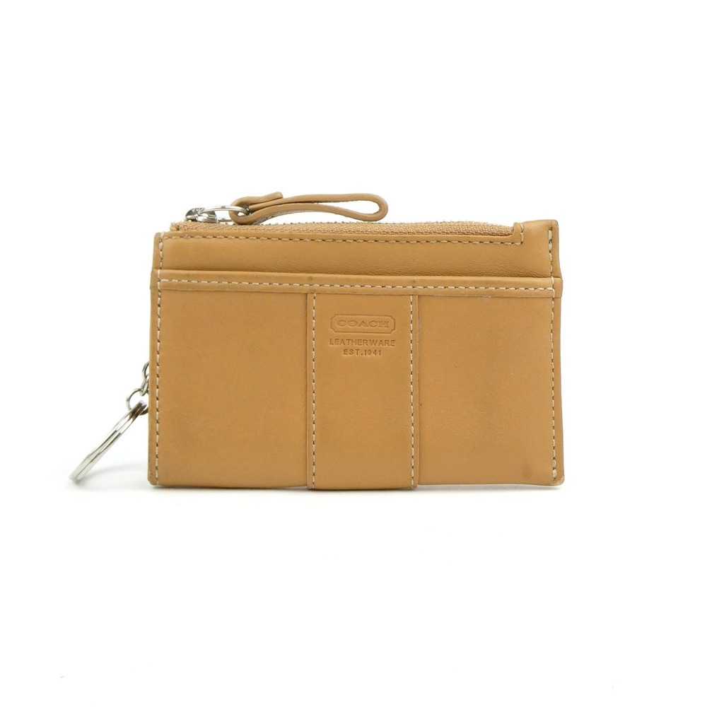 Coach Tan Leatherware Mini Skinny Case